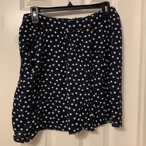 CAbi Polka Dot Mini Skirt